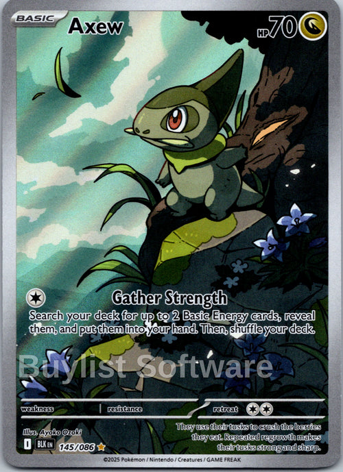 Axew [145/086] [Black Bolt] Holofoil