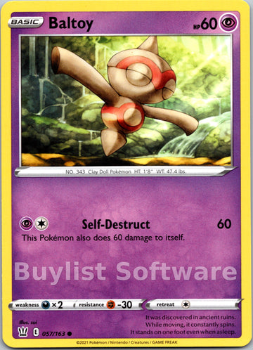 Baltoy [057/163] [Battle Styles]