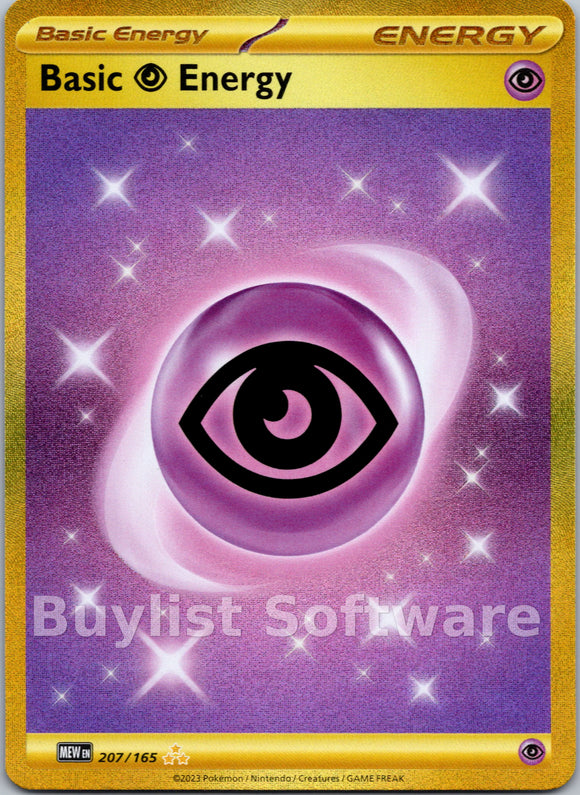Basic Psychic Energy [207/165] [Scarlet & Violet 151] Holofoil