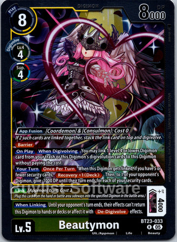 Beautymon [BT23-033] [Hackers' Slumber] Foil