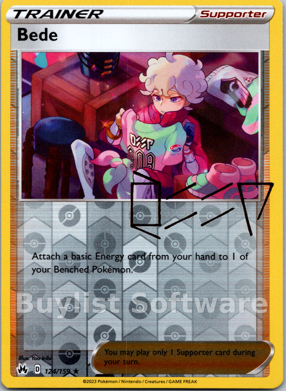 Bede [124/159] [Crown Zenith] Reverse Holofoil