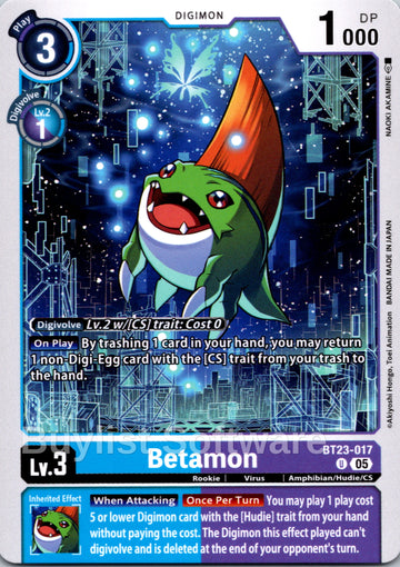 Betamon [BT23-017] [Hackers' Slumber]