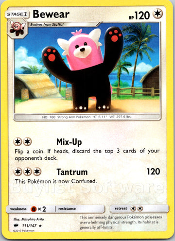 Bewear [111/147] [Burning Shadows]