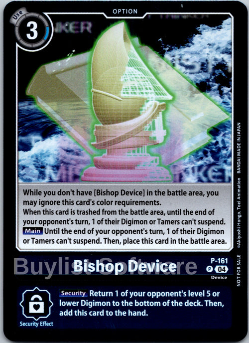 Bishop Device (-Chain of Liberation- Upgrade Pack [P-161] [Digimon Promotion Cards] Foil