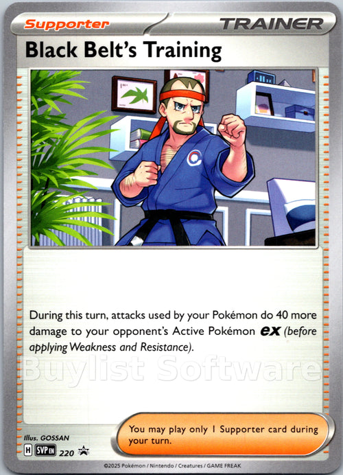 Black Belt's Training [220] [Scarlet & Violet Promo Cards]