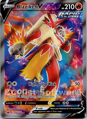 Blaziken V [161/198] [Chilling Reign] Holofoil