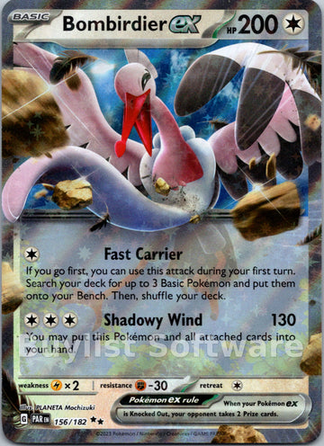 Bombirdier ex [156/182] [Paradox Rift] Holofoil
