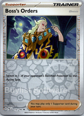 Boss's Orders [172/193] [Paldea Evolved] Reverse Holofoil