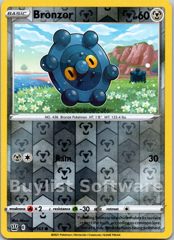 Bronzor [101/163] [Battle Styles] Reverse Holofoil