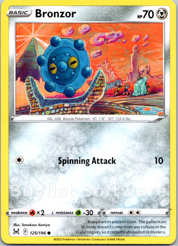 Bronzor [125/196] [Lost Origin]