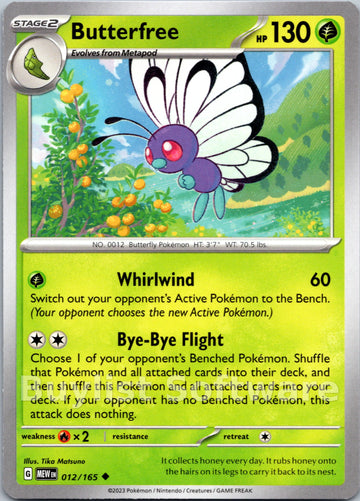 Butterfree [012/165] [Scarlet & Violet 151]