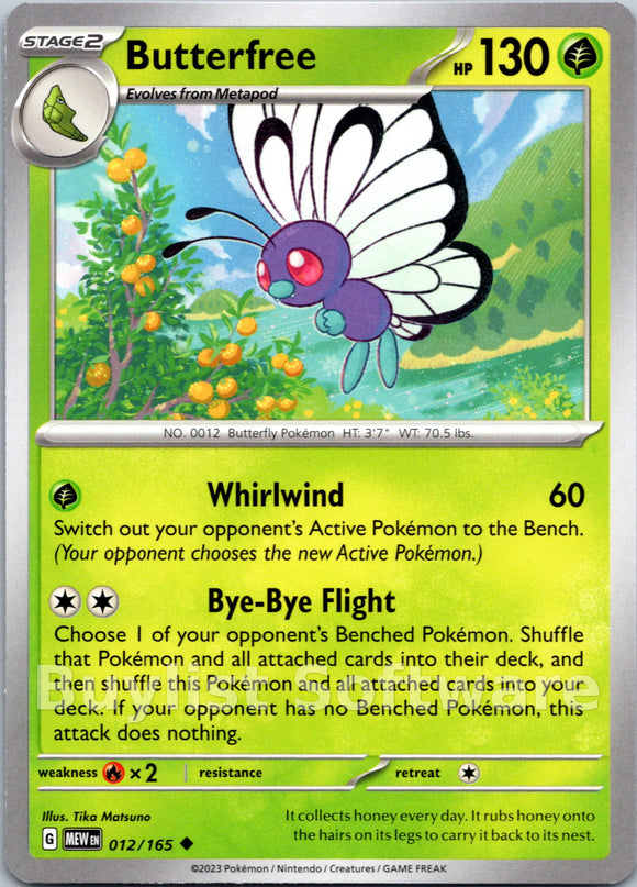 Butterfree [012/165] [Scarlet & Violet 151]