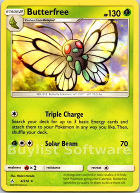 Butterfree [4/214] [Unbroken Bonds]