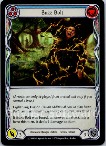 Buzz Bolt (Blue) [ELE049] [Tales of Aria] Unlimited Edition Rainbow Foil