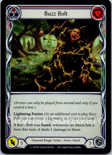 Buzz Bolt (Red) [ELE047] [Tales of Aria] Unlimited Edition Rainbow Foil