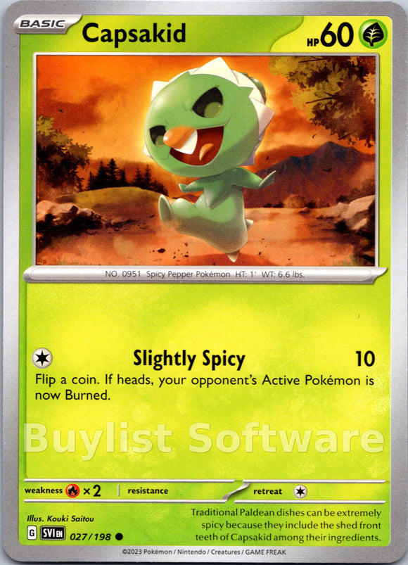 Capsakid [027/198] [Scarlet & Violet Base Set]