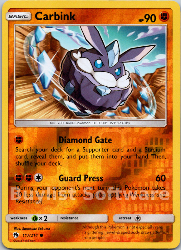 Carbink (117) [117/214] [Lost Thunder] Reverse Holofoil