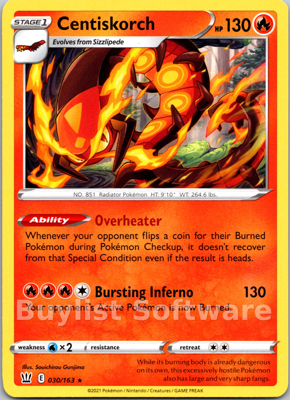 Centiskorch [030/163] [Battle Styles]