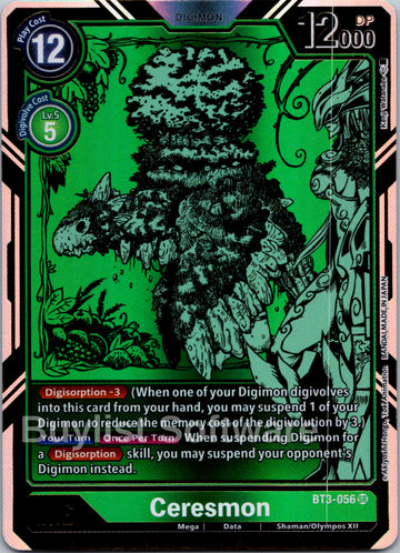 Ceresmon (Alternate Art) [BT3-056] [Release Special Booster 1.5] Foil