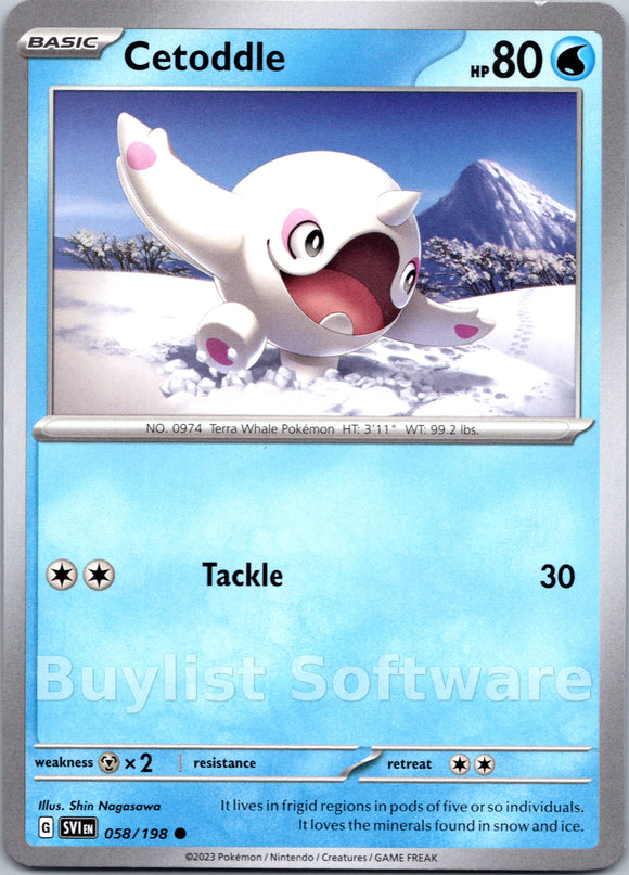 Cetoddle [058/198] [Scarlet & Violet Base Set]