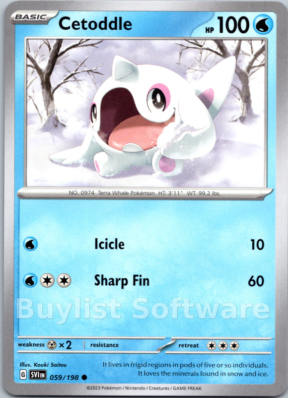 Cetoddle [059/198] [Scarlet & Violet Base Set]