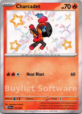 Charcadet [114/091] [Paldean Fates] Holofoil