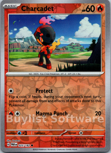 Charcadet [025/182] [Paradox Rift] Reverse Holofoil