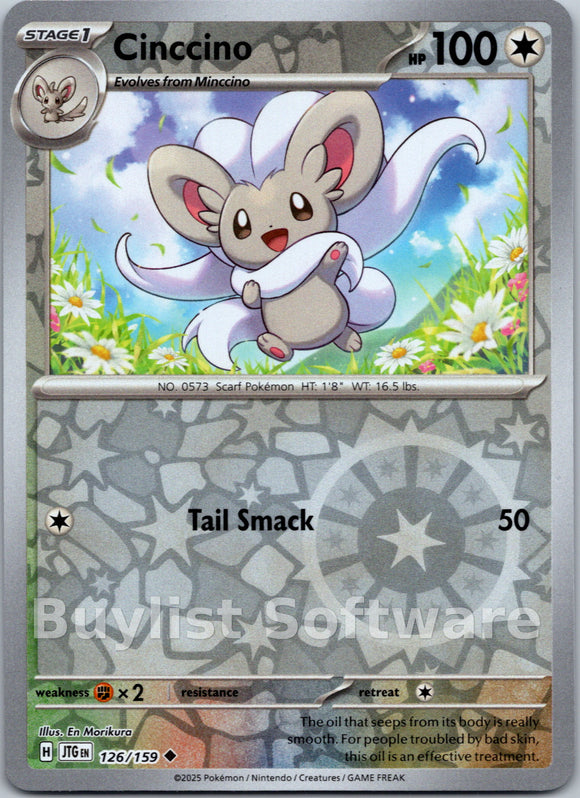 Cinccino [126/159] [Journey Together] Reverse Holofoil