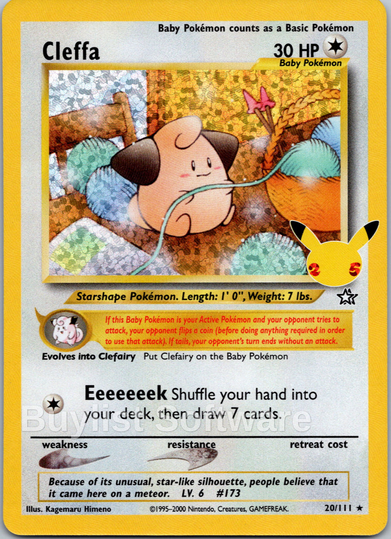 Cleffa [20/111] [Celebrations: Classic Collection] Holofoil