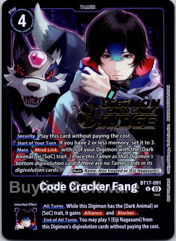 Code Cracker Fang (Judge Pack 6) [BT17-091] [Secret Crisis] Foil