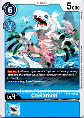 Coelamon [BT5-026] [Battle of Omni]