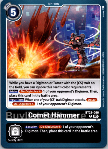 Comet Hammer [BT23-096] [Hackers' Slumber]