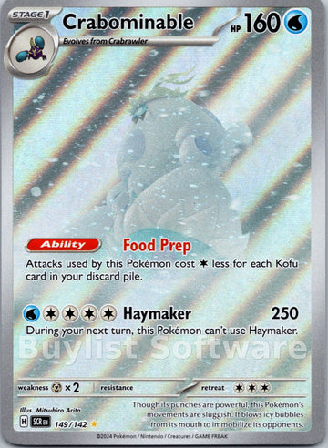 Crabominable [149/142] [Stellar Crown] Holofoil