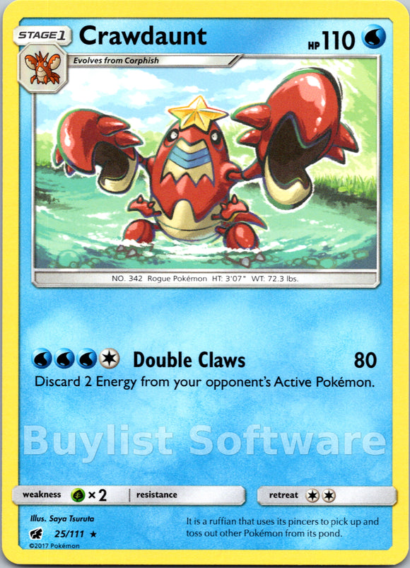 Crawdaunt [25/111] [Crimson Invasion]
