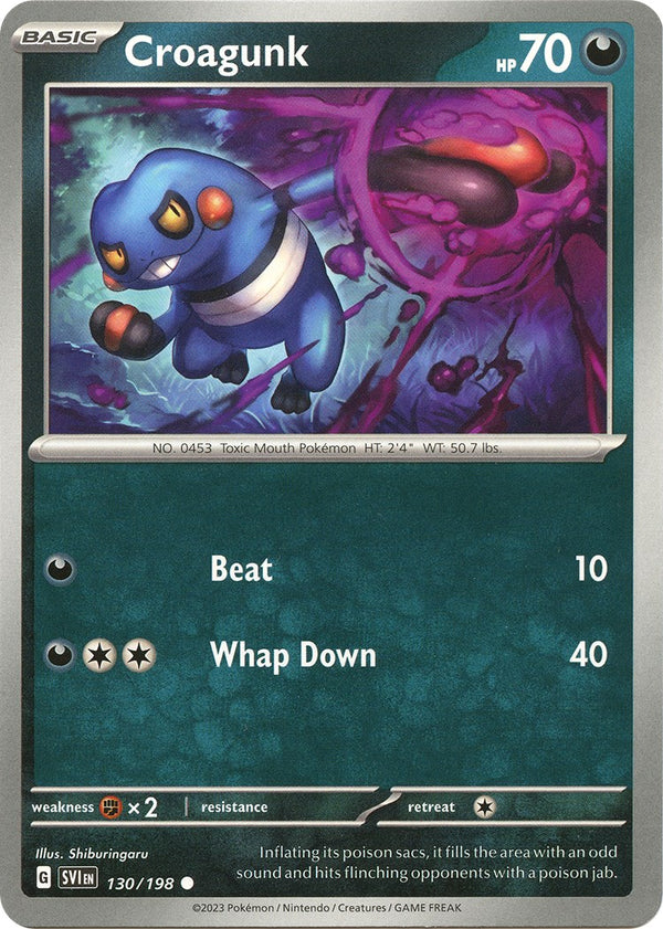 Croagunk [130/198] [Scarlet & Violet Base Set]
