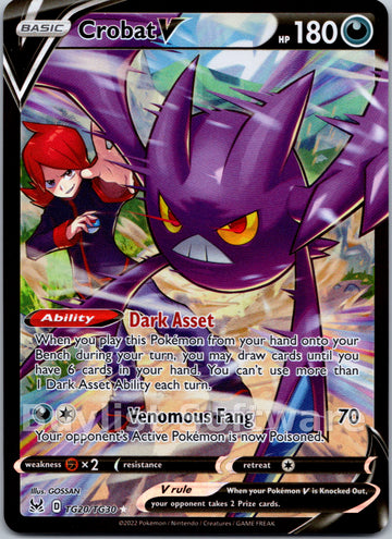 Crobat V [TG20/TG30] [Lost Origin Trainer Gallery] Holofoil