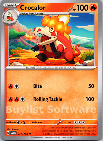 Crocalor [037/198] [Scarlet & Violet Base Set]