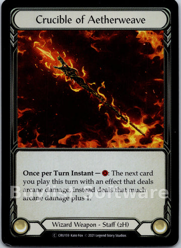 Crucible of Aetherweave [CRU159] [Crucible of War] Unlimited Edition Rainbow Foil