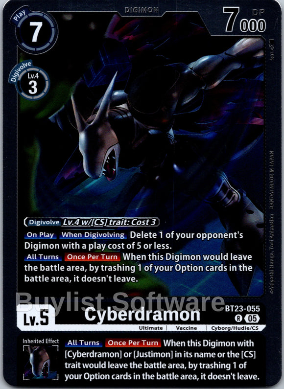 Cyberdramon [BT23-055] [Hackers' Slumber] Foil