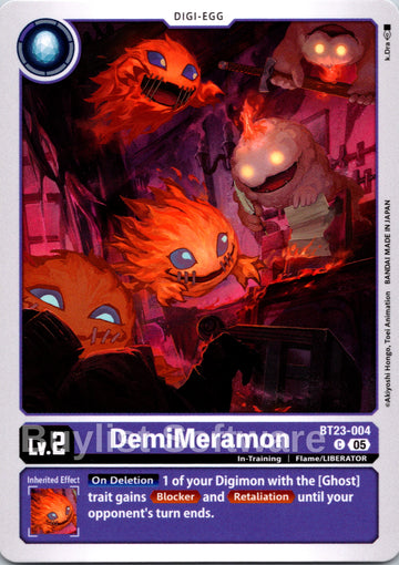 DemiMeramon [BT23-004] [Hackers' Slumber]