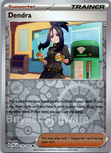 Dendra [179/193] [Paldea Evolved] Reverse Holofoil