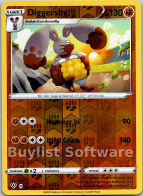 Diggersby [096/189] [Darkness Ablaze] Reverse Holofoil