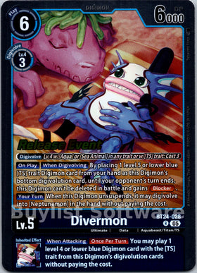Divermon [BT24-028] [Time Stranger Release Events Cards]