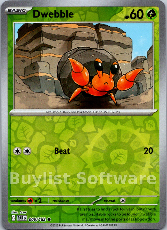 Dwebble [006/182] [Paradox Rift] Reverse Holofoil