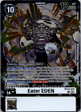 Eater EDEN [BT23-075] [Hackers' Slumber] Foil