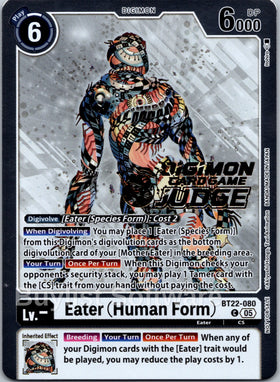 Eater (Human Form) (Judge Pack 2025 Wave 2) [BT22-080] [Cyber Eden] Foil
