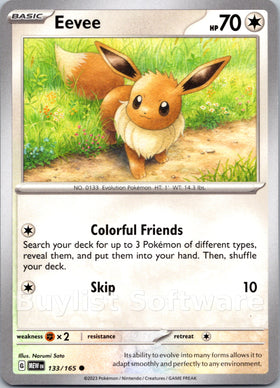 Eevee [133/165] [Scarlet & Violet 151]