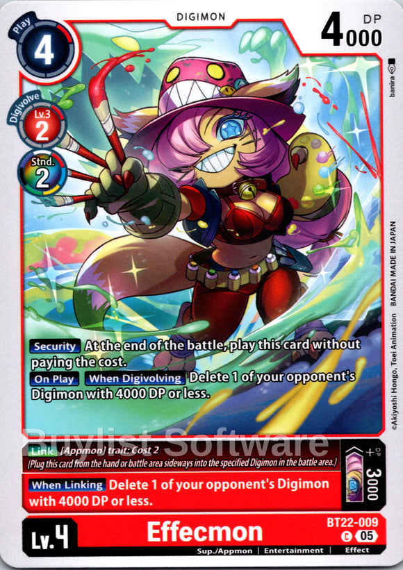 Effecmon [BT22-009] [Cyber Eden]