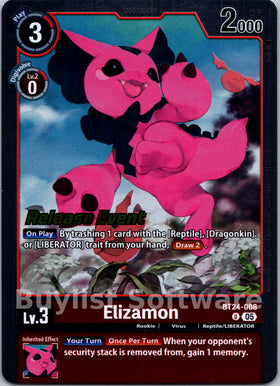 Elizamon [BT24-008] [Time Stranger Release Events Cards] Foil