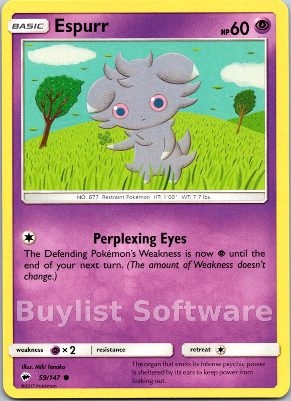 Espurr [59/147] [Burning Shadows]